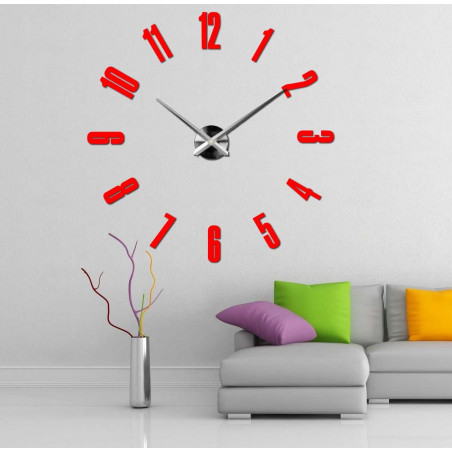 Öntapadós falióra, luxus óra stenten, műanyag óra