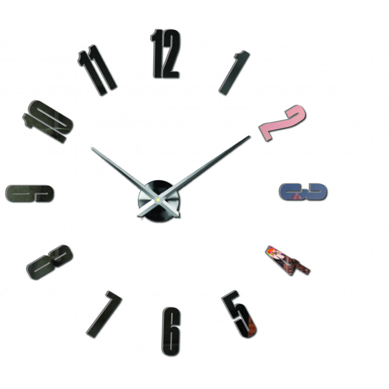 Öntapadós falióra, luxus óra stenten, műanyag óra