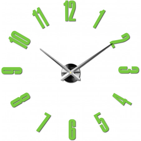 Öntapadós falióra, luxus óra stenten, műanyag óra