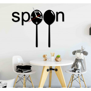 Modern óra a falon műanyagból készült. Saját gyártás, az X-momo 2