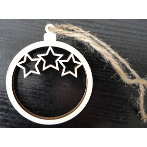 Fa és műanyag díszek, karácsonyfadíszek, fa vintage kiegészítők 2