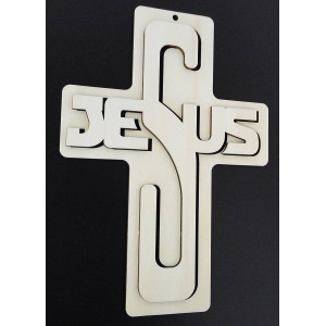 Fa dekoráció - Jézus, méret: 260x187 mm 2