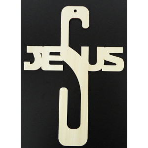 Fa díszkereszt - Jézus, méret - 250x180 mm 2