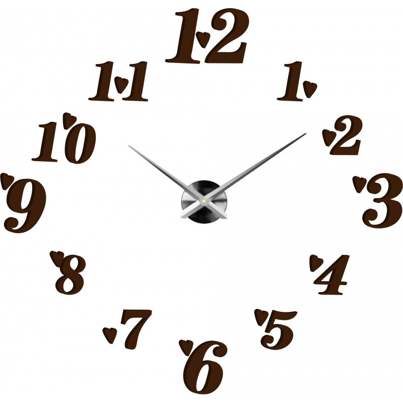 Öntapadós falióra, luxus óra stenten, műanyag óra