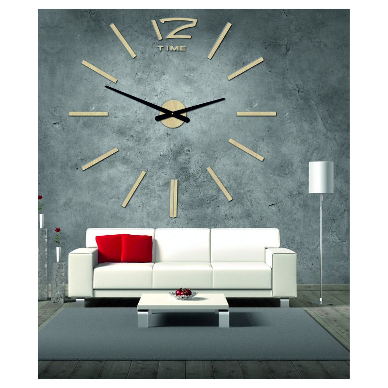 Modern falióra, fából készült falióra, rétegelt lemez