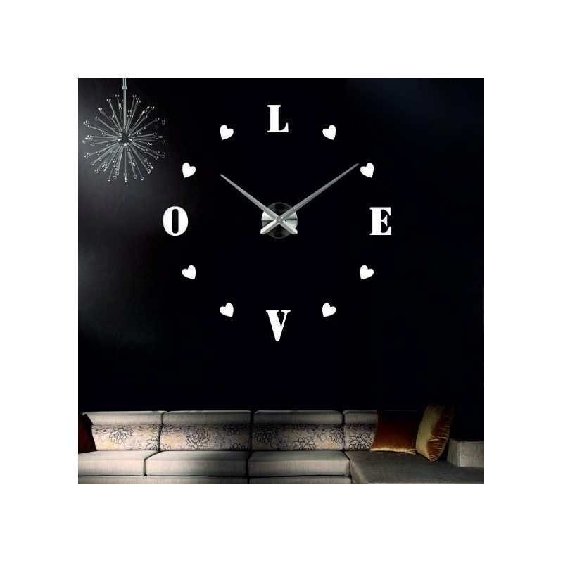 Öntapadós falióra, luxus óra stenten, műanyag óra