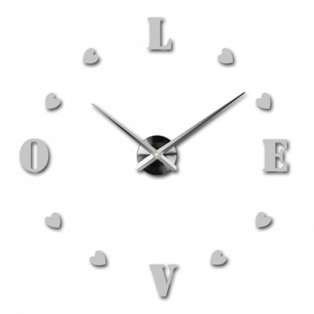 Öntapadós falióra, luxus óra stenten, műanyag óra