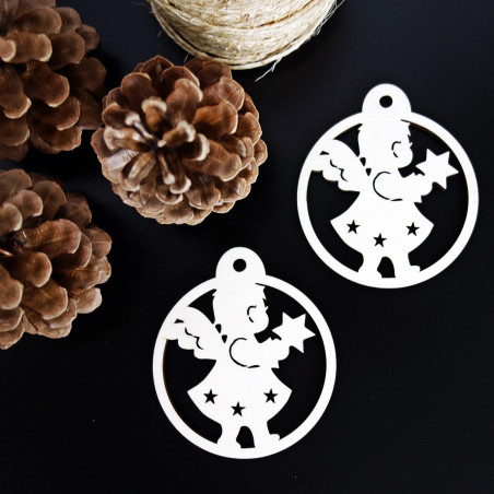 Karácsonyi díszek fából, méret: 79x90 mm Karácsonyi díszek fából, méret: 79x90 mm