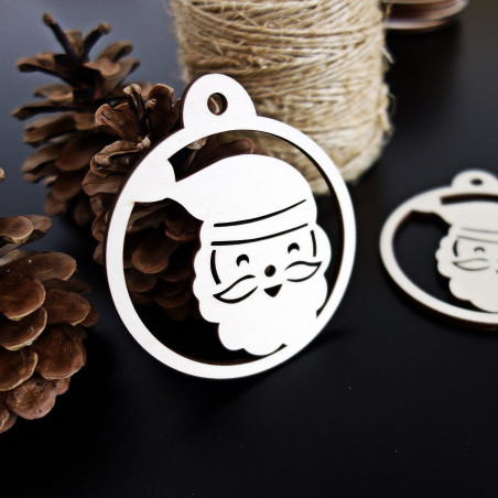 Karácsonyi dísz - Mikulás, méret: 79x90 mm Karácsonyi dísz - Mikulás, méret: 79x90 mm