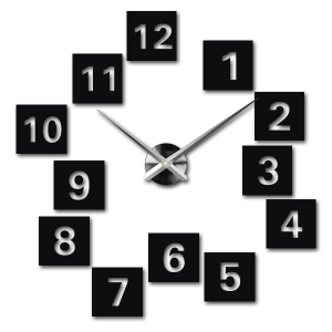 Öntapadós falióra, luxus óra stenten, műanyag óra 2