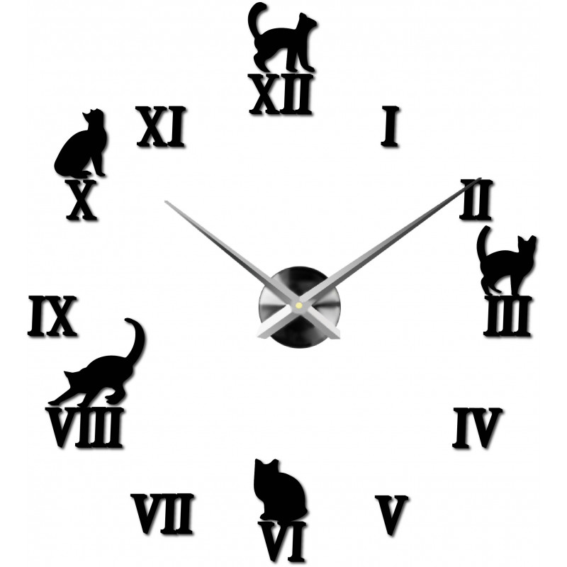 Öntapadós falióra, luxus óra stenten, műanyag óra