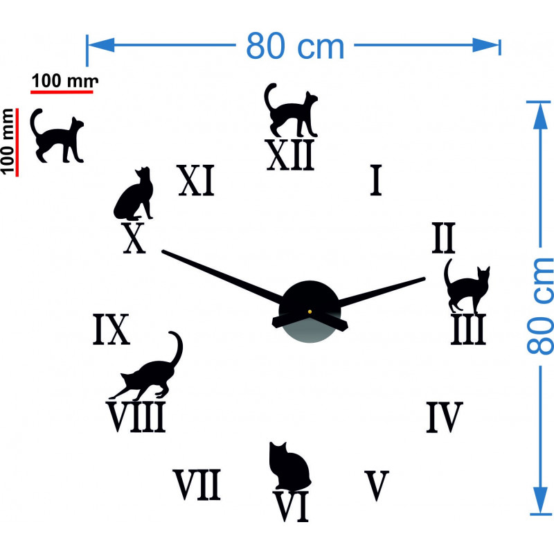 Méretei fali matrica óra, desing falióra
