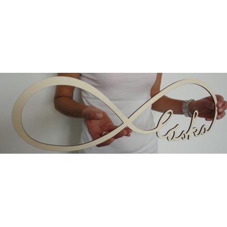 Fa felirat. Örökkévaló szerelem. Méret: 500x164 mm