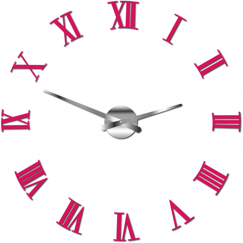 Öntapadós falióra római 2D plexiüvegből