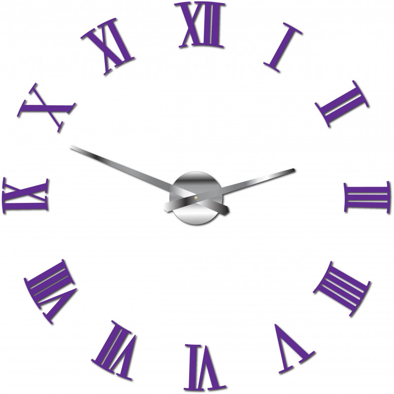 Öntapadós falióra római 2D plexiüvegből