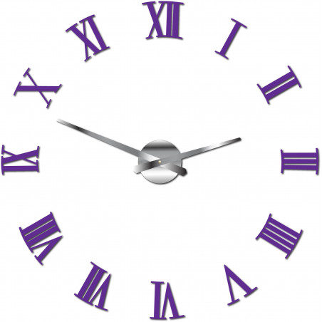 Öntapadós falióra római 2D plexiüvegből Öntapadós falióra római 2D plexiüvegből