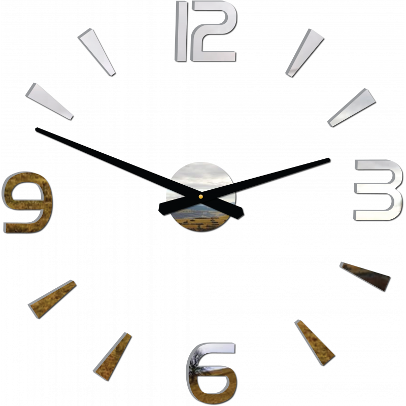 Modern falióra öntapadós Stor 2D plexi