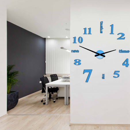 Modern falióra hét 2D-s plexi tükör Modern falióra hét 2D-s plexi tükör