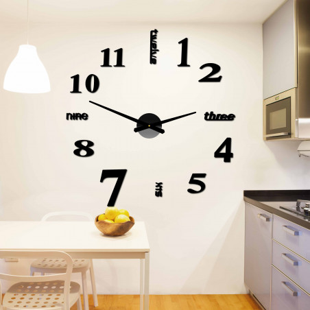 Modern falióra hét 2D-s plexi tükör Modern falióra hét 2D-s plexi tükör