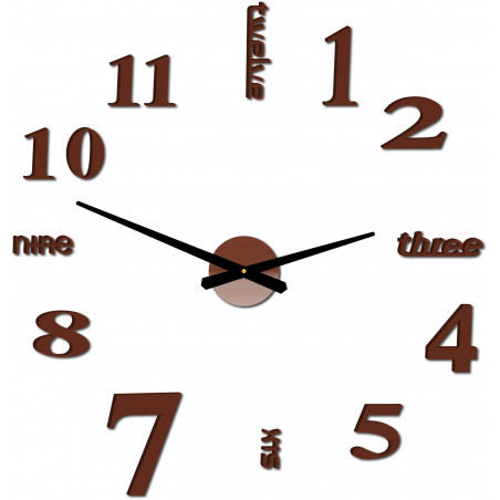 Modern falióra hét 2D plexi TÜKÖR