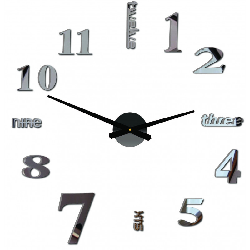 Modern falióra hét 2D plexi TÜKÖR