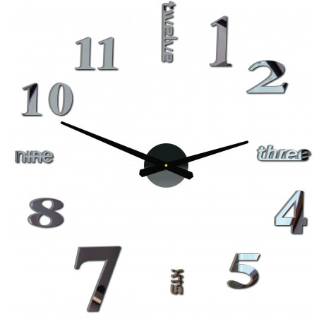 Modern falióra hét 2D plexi TÜKÖR