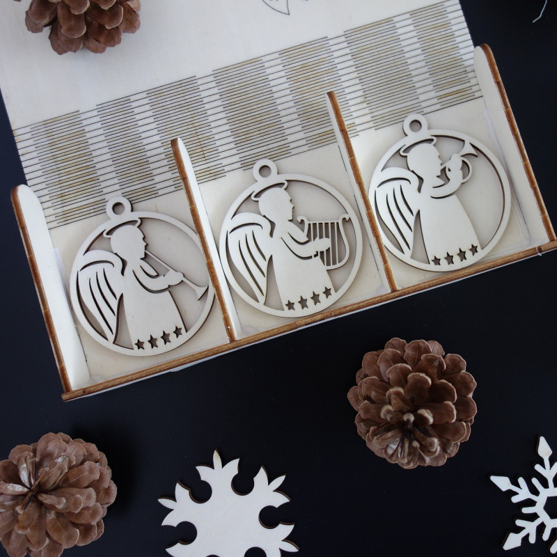 Karácsonyi dekoráció örömére, 1 db 18 darab