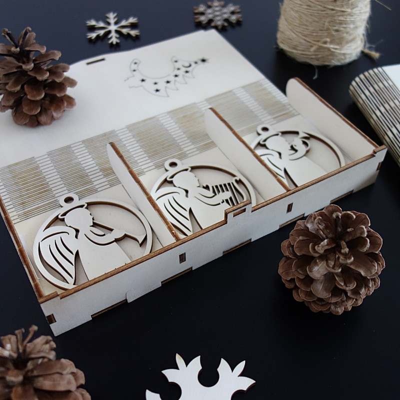 Karácsonyi dekoráció örömére, 1 db 18 darab