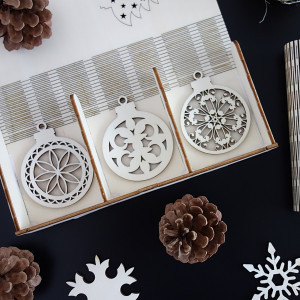 Karácsonyi díszek, 1 darab 18 darab 2