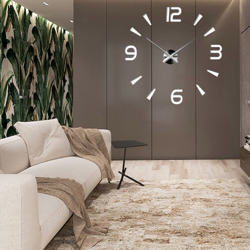 Öntapadós falióra, luxus óra stenten, műanyag óra