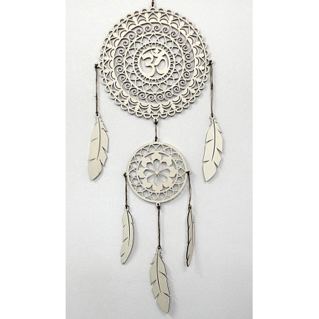 Spirituális álomfogó OM, fa fali dekoráció, nyárfa rétegelt lemezből készült tollak, bohém stílus. Spirituális álomfogó OM, fa fali dekoráció, nyárfa rétegelt lemezből készült tollak, bohém stílus.