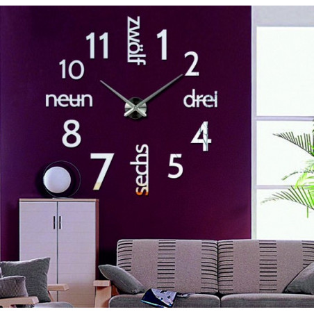 Modern óra a falon DIY DRYWALL