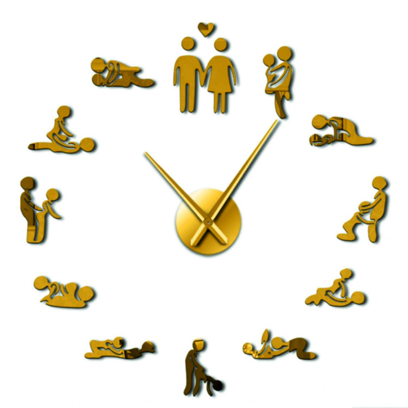 Kamasutra tükör falióra DIY 3D HROBESO