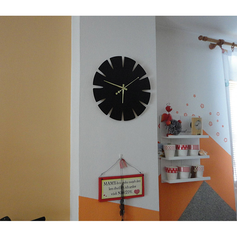 Fából készült falióra HDF SPECTRA