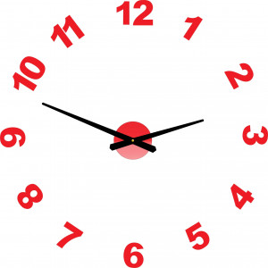 Design falióra ragasztó PLEXI számok OPTIC 2