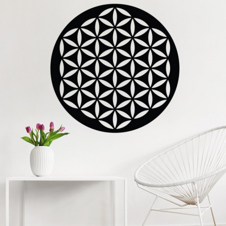 Mandala Wellbeing fából készült fali kép rétegelt lemezből YISUIYU