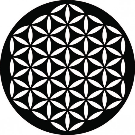 Mandala Wellbeing fából készült fali kép rétegelt lemezből YISUIYU