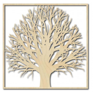 Fából készült kép egy fa fal, a GEMER rétegelt lemezből 2