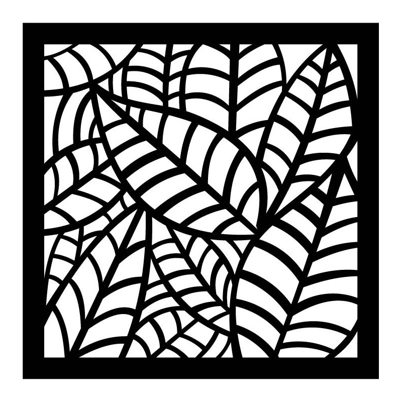 Fa rétegelt lemezből faragott falfestmény Nyárfa PÁFRÁNY