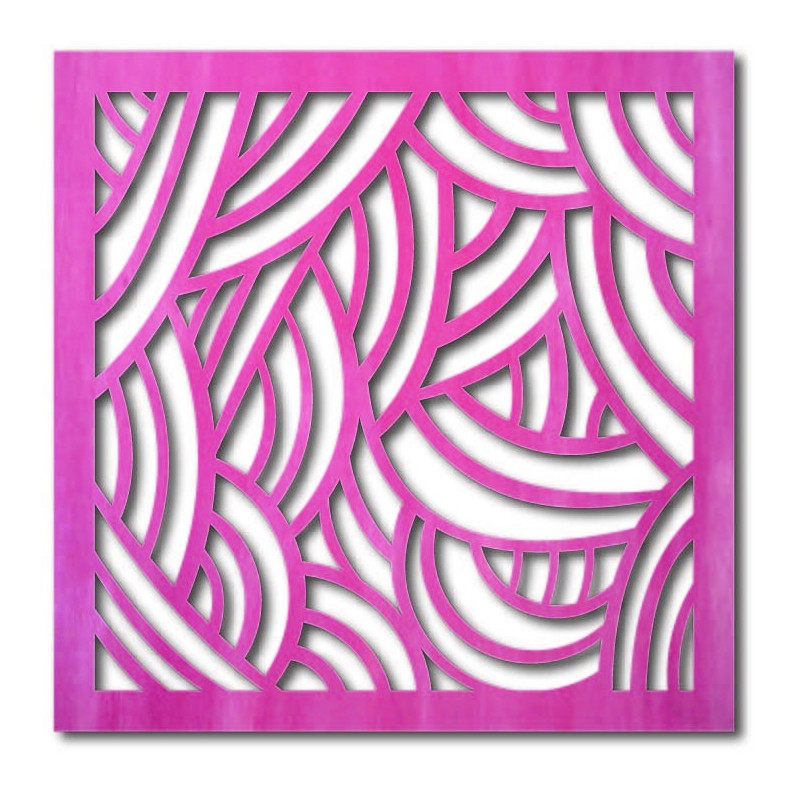 Fa falfestmény – Négyzet alakú