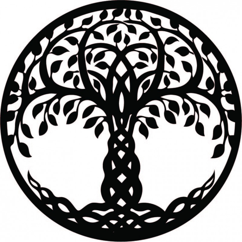 Fából készült festmény nyárfából készült falra Bogan