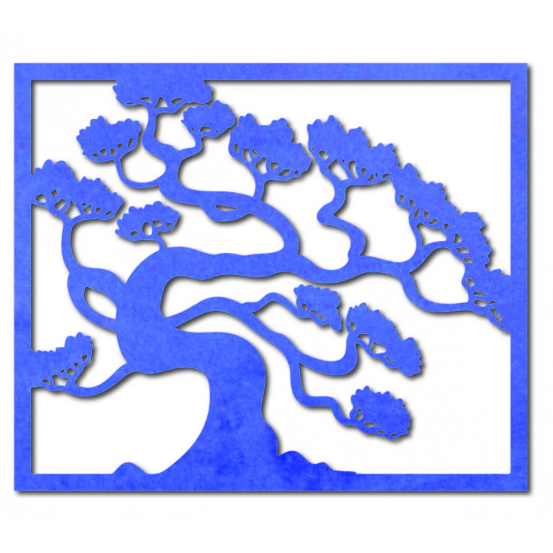 Fából készült kép a falon egy bonsai fa fa rétegelt lemez DRAZSKA