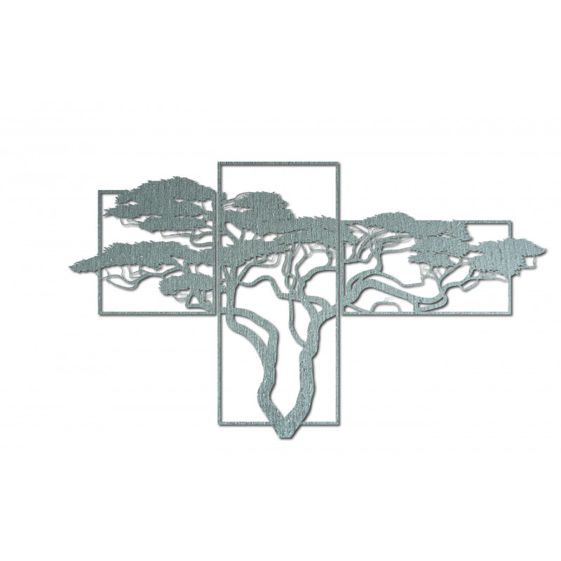 BONSAI fa falfestmény. A festmény három részből áll. SKALICA