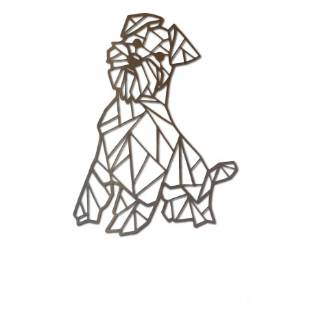 STYLESA modern festészet a falon kutya HAFINKO PR0228 fekete