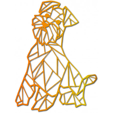 STYLESA modern festészet a falon kutya HAFINKO PR0228 fekete