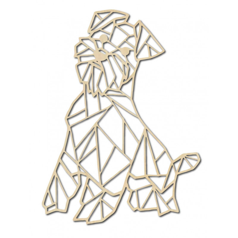 STYLESA modern festészet a falon kutya HAFINKO PR0228 fekete