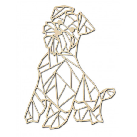 STYLESA modern festészet a falon kutya HAFINKO PR0228 fekete