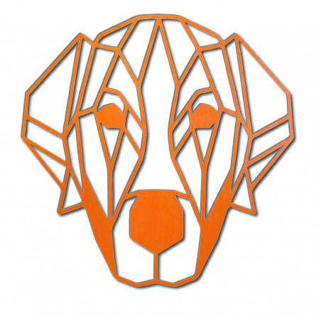 STYLESA modern falfestmény kutya rétegelt lemezből PR0229 HAFFF fekete