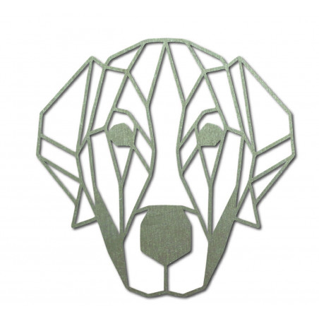 STYLESA modern falfestmény kutya rétegelt lemezből PR0229 HAFFF fekete