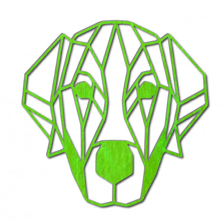 STYLESA modern falfestmény kutya rétegelt lemezből PR0229 HAFFF fekete